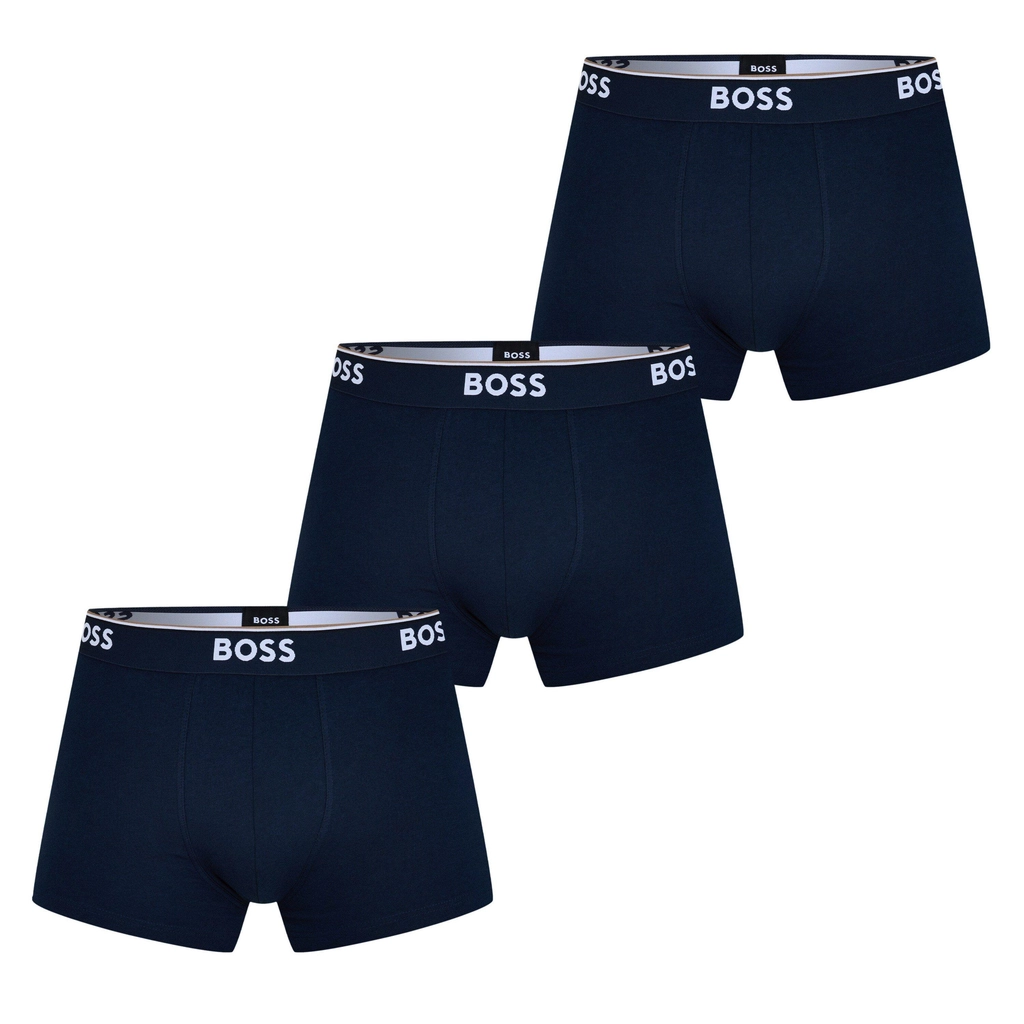 Hugo Boss 3 Pack Boxer Shorts - Navy 480